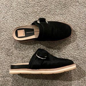 Dolce Vita black slip ons